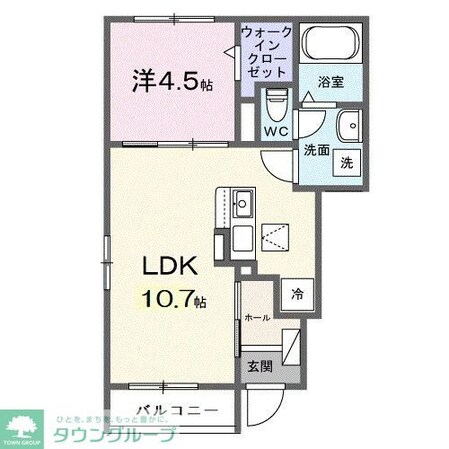 オルタンシア・チェーロの物件間取画像